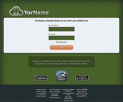 YorName es un servicio de nombres de dominio simple creado para todos y pensando en los usuarios de SimDif.